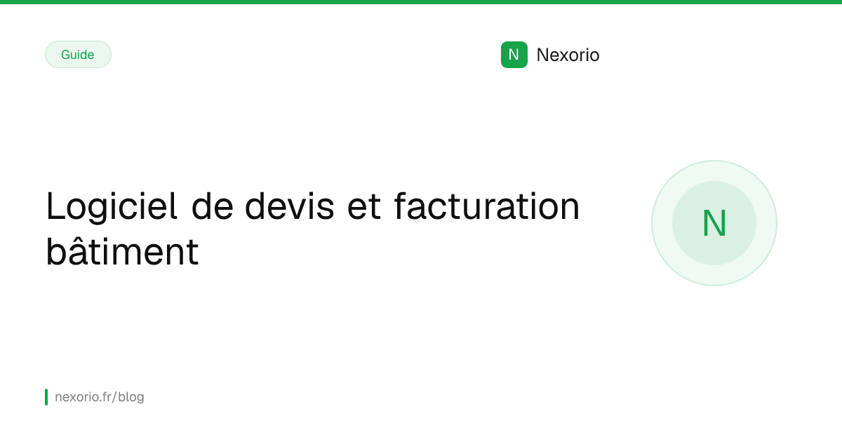Illustration : Logiciel de devis et facturation bâtiment