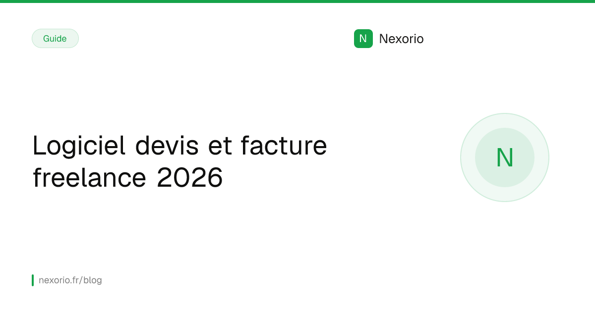 Illustration : Logiciel devis et facture freelance 2026